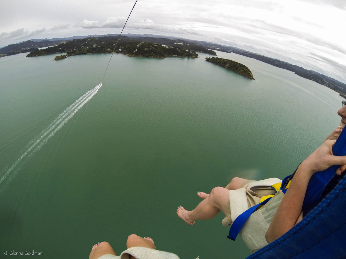 Parasailing, Bay of Islands, New Zealand