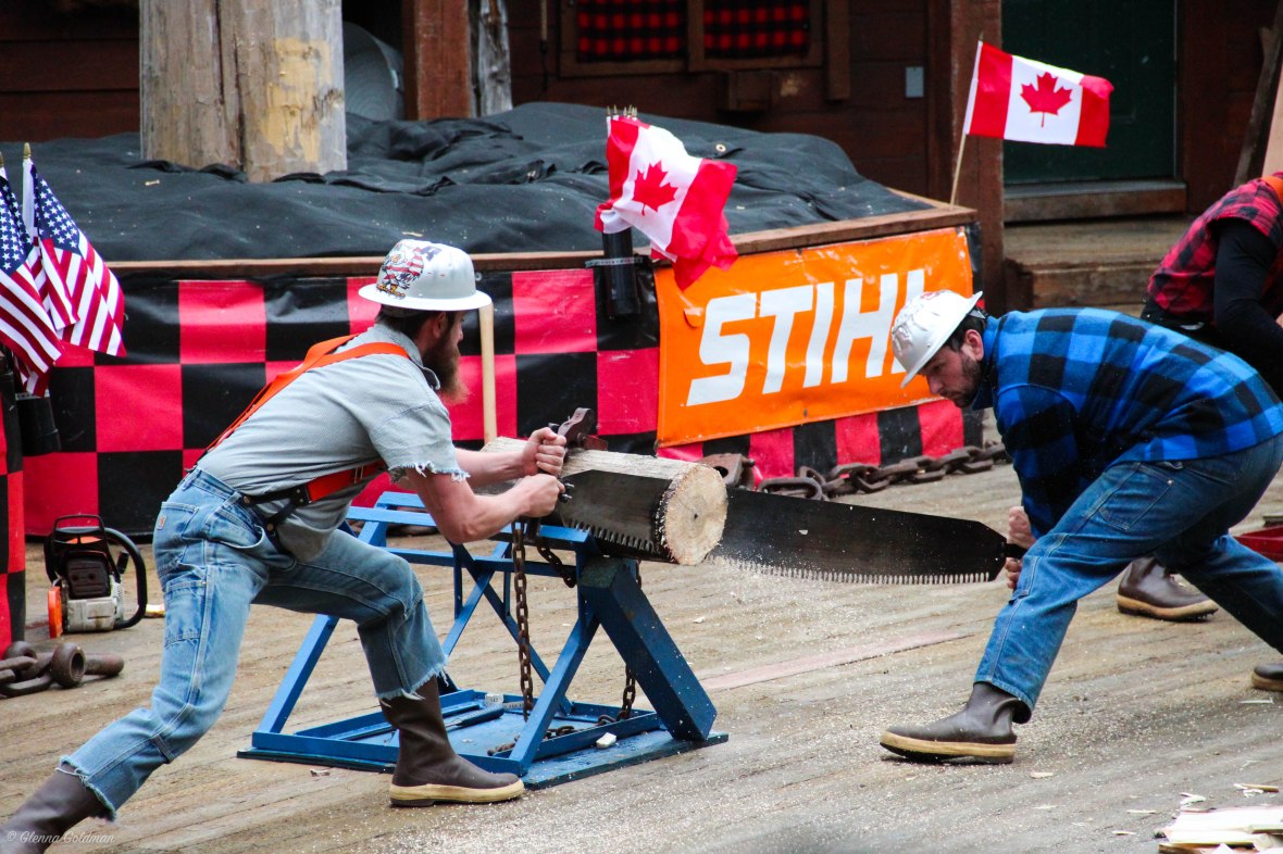 Lumberjack Show Ketchikan Saw Alaskan Cruise
