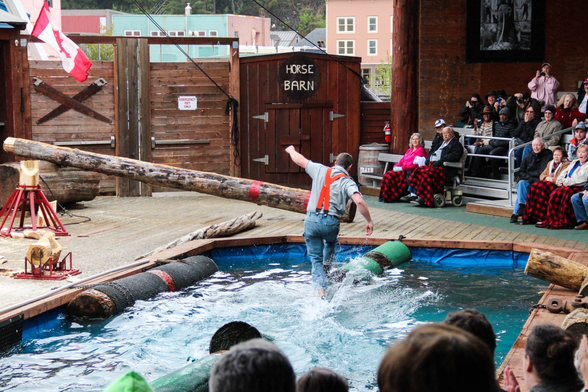 Lumberjack Show Ketchikan Alaskan Cruise Excursion