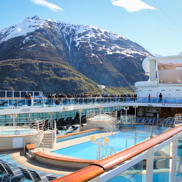 Princess Alaskan Cruise Ship Scenic Cruising
