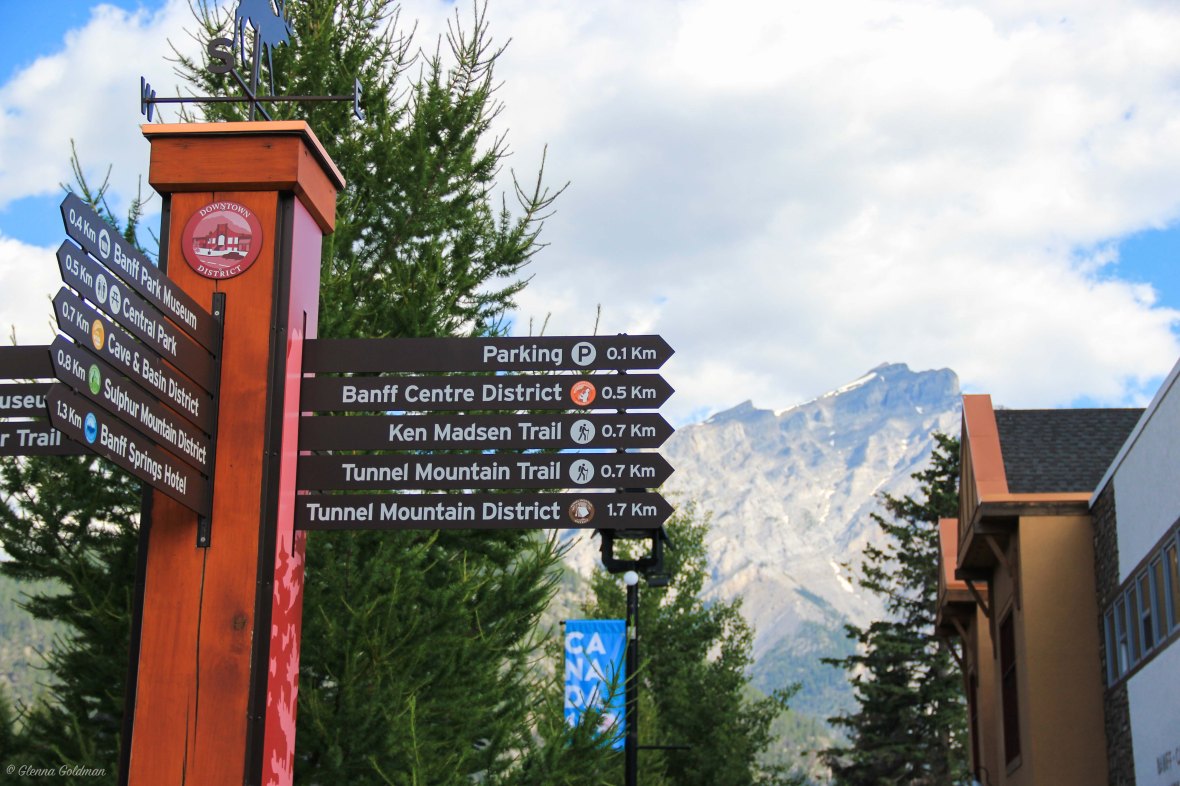 Banff Town Signs