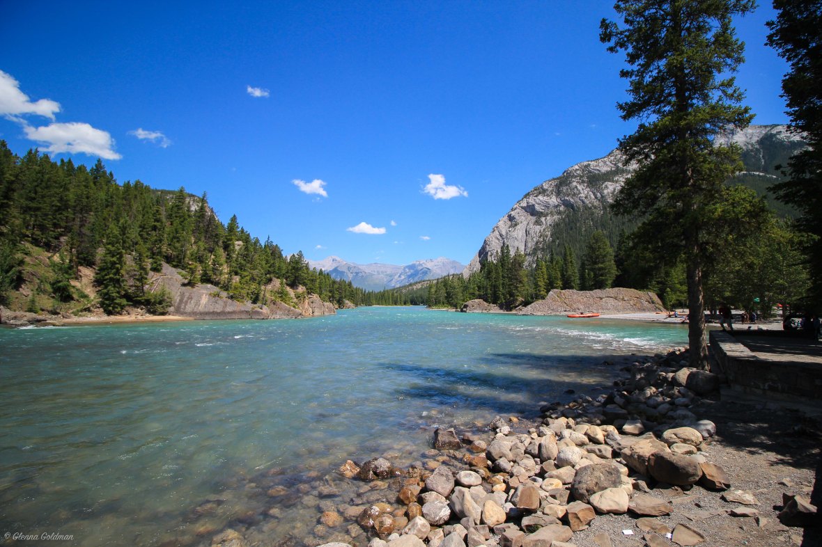 Bow River Falls Area Banff
