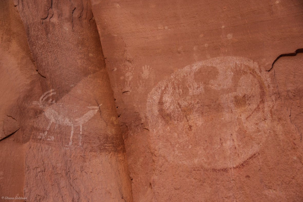 Ancestral Puebloan Betatakin Pictographs Navajo National Monument